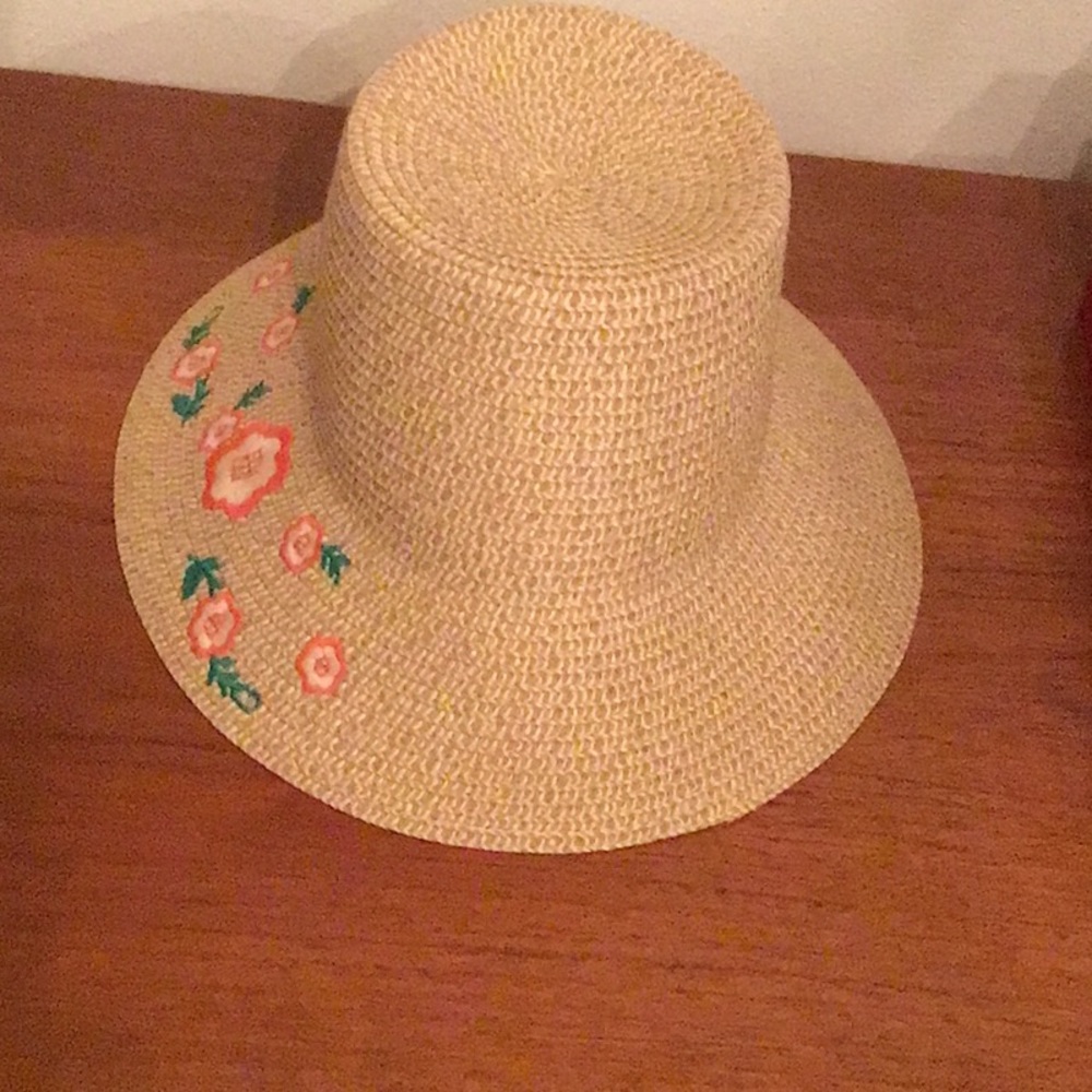 Janie and Jack girls straw hat